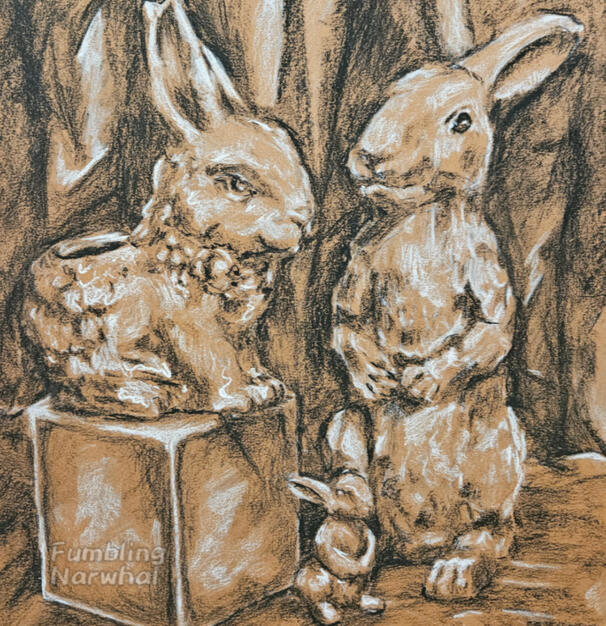 Conte Still Life: Family